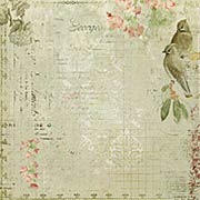 Sanctuary Scrapbook Paper - Birdsong Melody