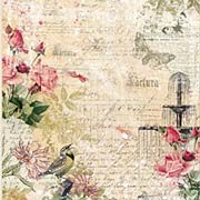 Sanctuary Scrapbook Paper - Garden Plaza