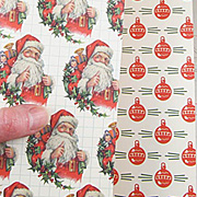 Jolly Saint Nick Scrapbook Paper