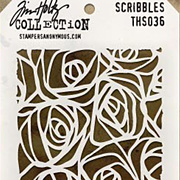 Tim Holtz Stencil - Scribbles