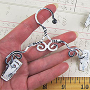 4 Inch Whitewashed Scroll Hanger