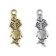 Dancing Se&ntilde;orita Charms - Gold