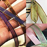 1/4 Inch Sheer Iridescent Ribbon