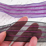 Sheer Pull Flowers Ribbon