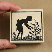 Let�s Garden Rubber Stamp