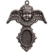 A Gilded Life - Cherub Pendant - Silver