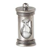 Miniature Working Hourglass - Silver