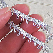 Silver Single Loop Braid