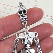 Antique Silver Articulated Skeletons