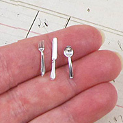 Miniature Silverware - Set of 20