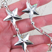 Silver Star Garland