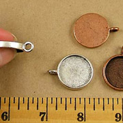 Pendant Bezels - Cast Pewter