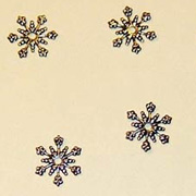 Silver Snowflake Charms