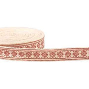 Small Rust Pattern Twill Tape