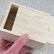 Wood ATC Box with Slide Lid