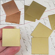 1 Inch Square Stamping Blanks