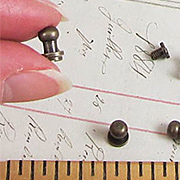 Small Brass Hitch Fasteners