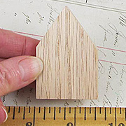 Wood House Shape - Small*