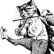 Large Cat & the Fiddle