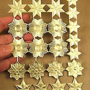 Small Gold Dresden Medallions