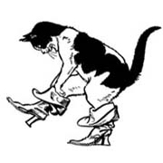 Puss Putting On Boots