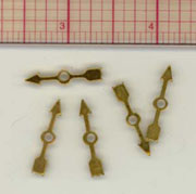 Small Brass Arrows for Spinning