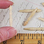 Set of Wooden Spindles