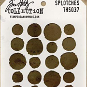 Tim Holtz Stencil - Splotches