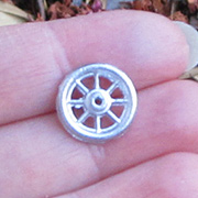 1/2 Inch Metal Spoked Wheels - Set of 4