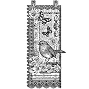 Springtime Robin Unmounted Rubber Stamp