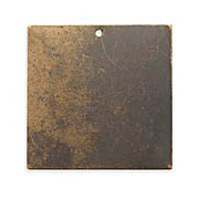 Square Brass Pendant Blanks