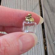 10mm Square Glass Bottle with Lid