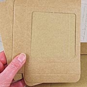 Small Square Chipboard Shadowboxes
