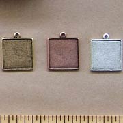 Small Square Pendants