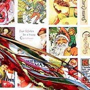 Square Santa Ornaments Kit