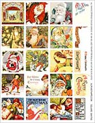 Square Santas (Full Page)