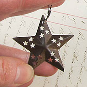 Rusty Large Star Ornament