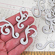 Mini Chipboard Scrolls