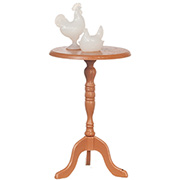 Candlestick Table & Rooster Hen Set