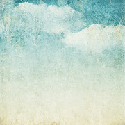 Vintage Teal Clouds Scrapbook Paper