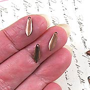 Antique Copper Teardrops