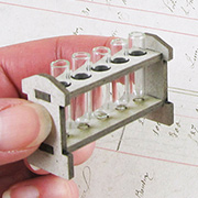 Test Tube Holder with Glass Test Tubes