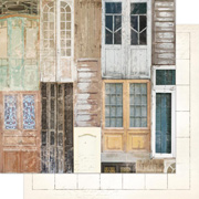 The Avenues Doors Scrapbook Paper