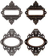Tim Holtz Ornate Plates Set