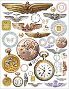 Time Flies Collage Sheet
