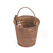 Rusted Tin Bucket