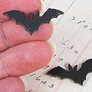 Acrylic Black Bat Cut-Outs*