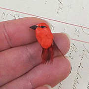 1/2 Inch Mini Cardinals - Set of 3
