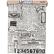 Tim Holtz Printed Tissue Roll - Postale