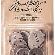 Tim Holtz Typed Tokens